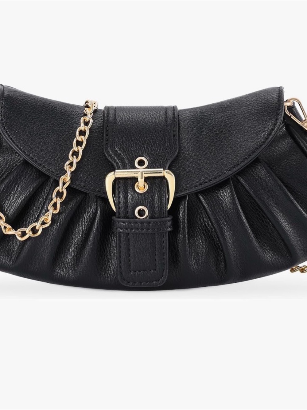 Women's PU Leather Party Clutch Bag with Detachable Strap
